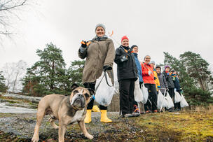 Siivoustalkoolaisia.