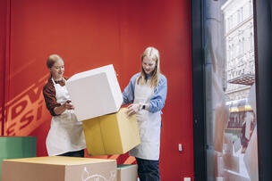 Participants in the 2022 Helsinki Design Week children's and youth workshop.