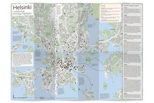 Helsinki Architecture and Design Highlights -kartta.