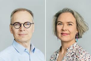 Panu Korhonen and Minttu Paukkunen from Reaktor.