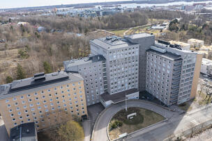 Ilmakuva Kätilöopistosta. 