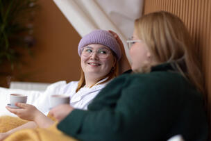 Two young persons.