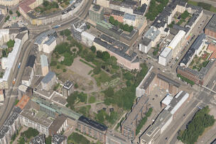 Katri Vala park from the air.