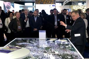 Mayor Juhana Vartiainen spoke at the MIPIM Helsinki-Finland stand’s opening on 14 March.