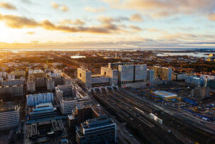 Pasila railway station in Helsinki