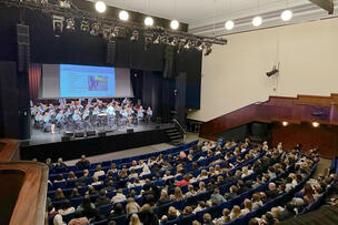 Polismusikkårens konsert i Savoy.