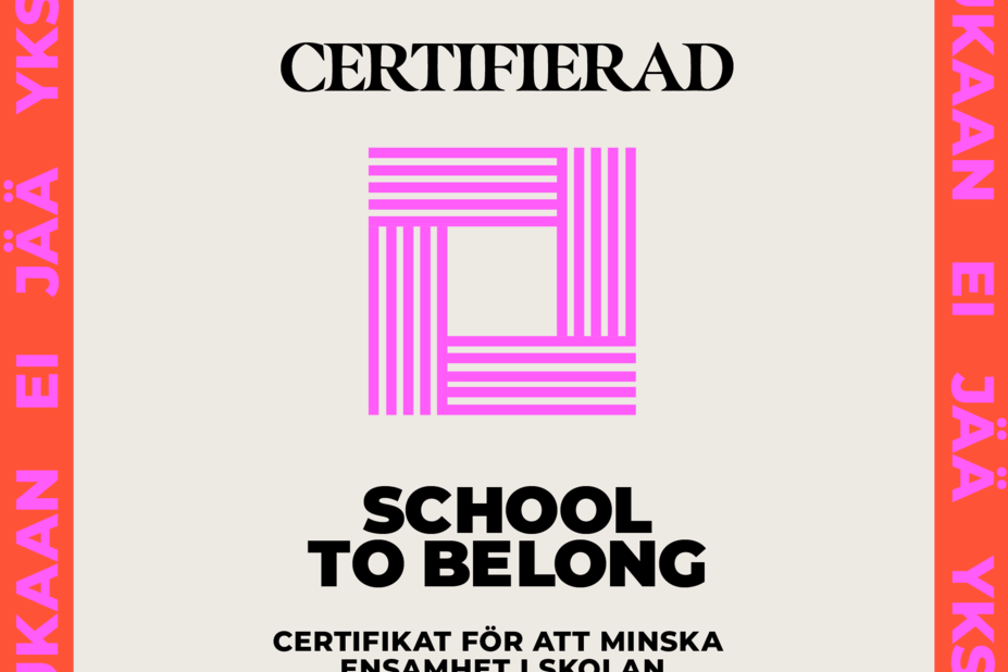 Helsinki missios School to Belong certifikat